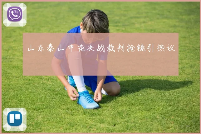 山东泰山申花决战裁判抢镜引热议